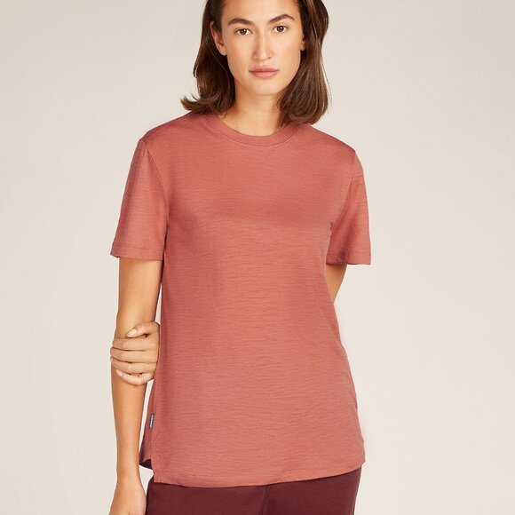 NWT 100% Merino Wool Icebreaker 150 Tech Lite Short Sleeve Relaxed T-Shirt - M - Picture 1 of 4